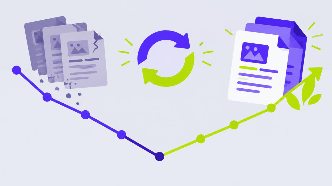 Refreshing Decaying Content Without Losing Rankings